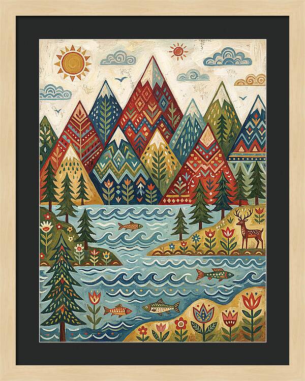 Tranquil Mountain Reflections