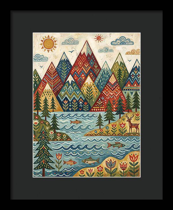 Tranquil Mountain Reflections
