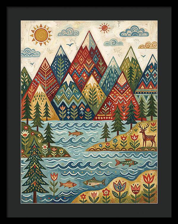 Tranquil Mountain Reflections