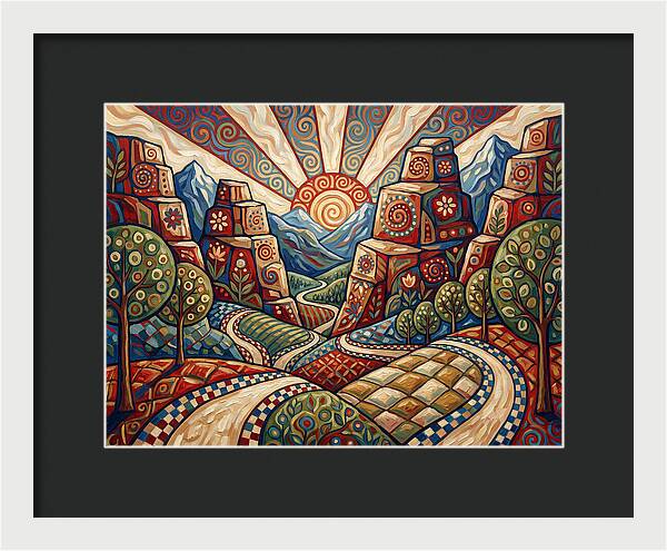 Tranquil Mountain Vista