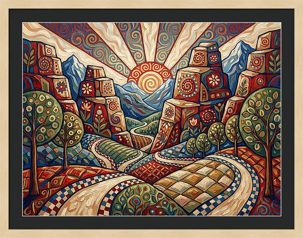 Tranquil Mountain Vista