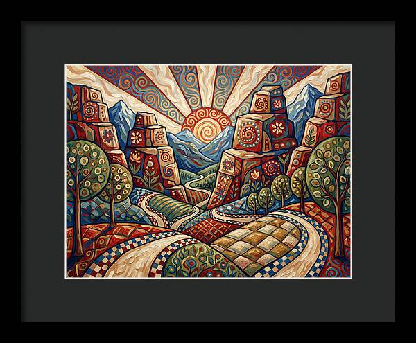 Tranquil Mountain Vista