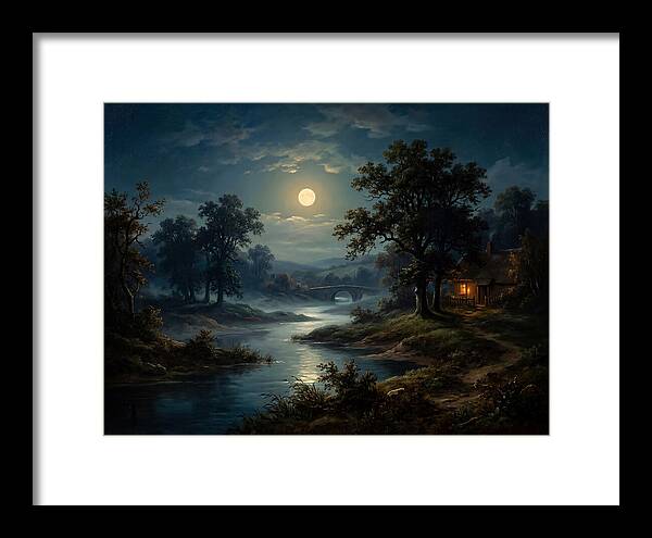 Tranquil Nocturnal Landscape