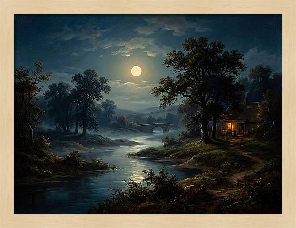 Tranquil Nocturnal Landscape