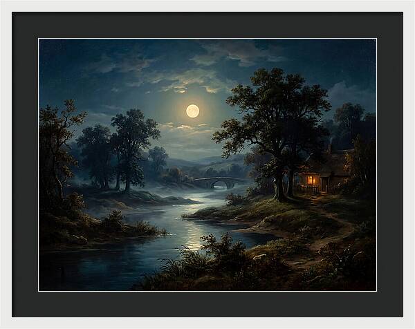 Tranquil Nocturnal Landscape