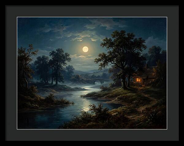 Tranquil Nocturnal Landscape