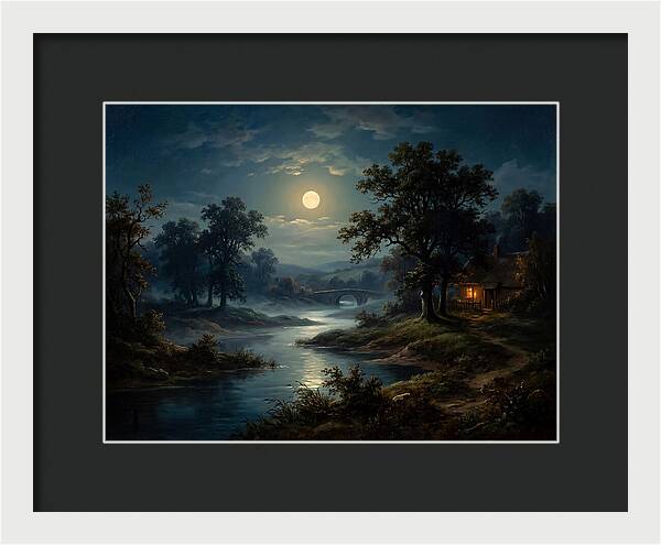 Tranquil Nocturnal Landscape