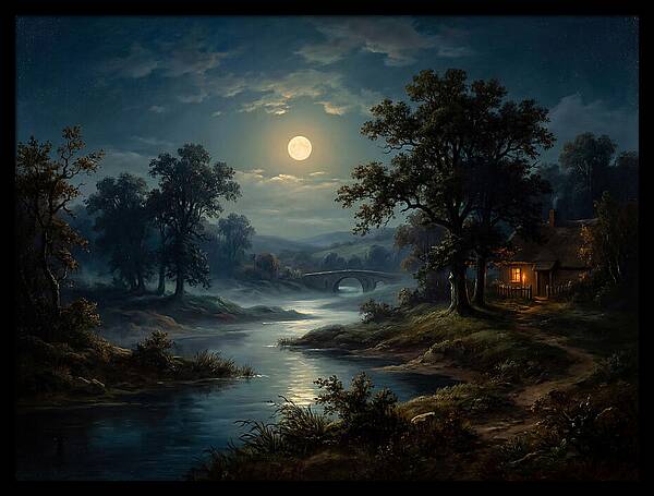Tranquil Nocturnal Landscape