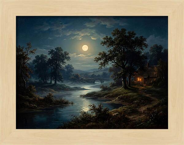 Tranquil Nocturnal Landscape