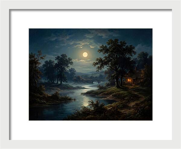 Tranquil Nocturnal Landscape