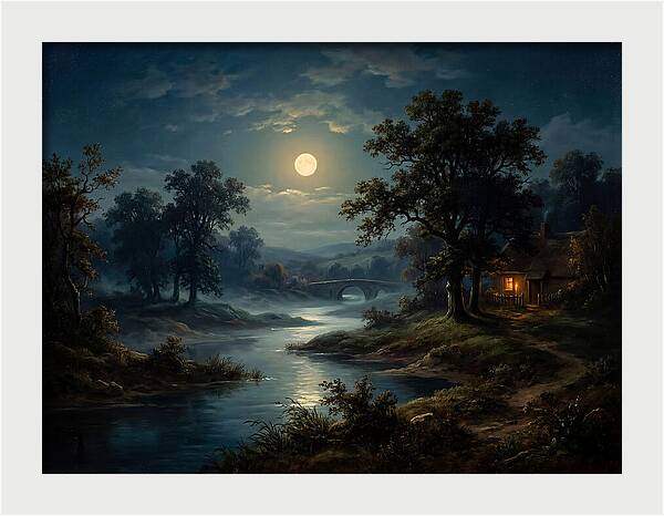 Tranquil Nocturnal Landscape