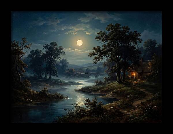 Tranquil Nocturnal Landscape