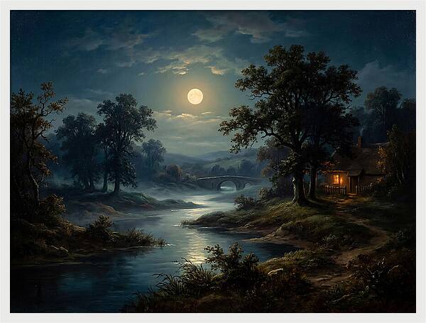 Tranquil Nocturnal Landscape