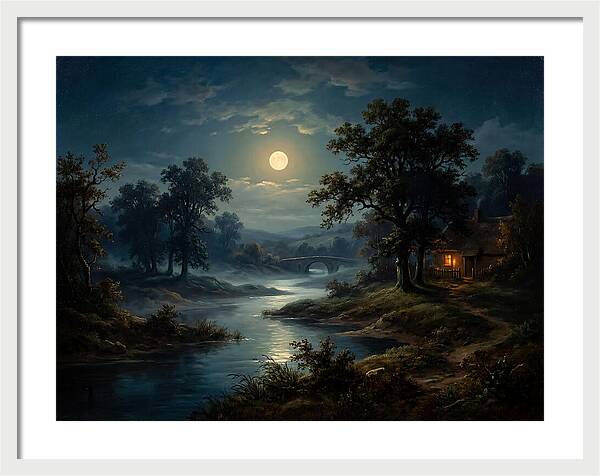 Tranquil Nocturnal Landscape