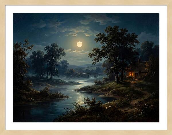 Tranquil Nocturnal Landscape
