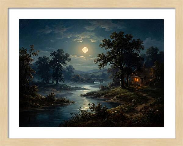 Tranquil Nocturnal Landscape
