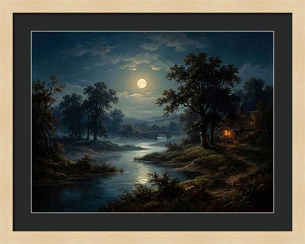 Tranquil Nocturnal Landscape