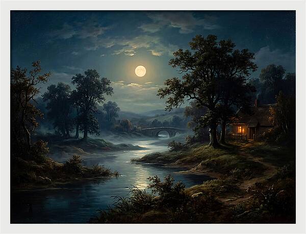 Tranquil Nocturnal Landscape