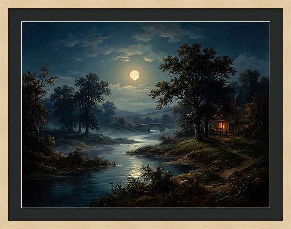 Tranquil Nocturnal Landscape