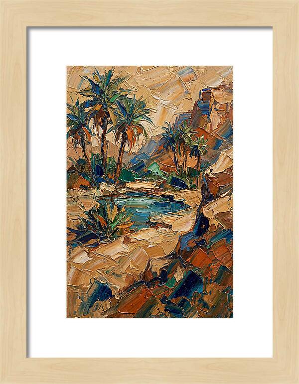 Tranquil Oasis Reflections