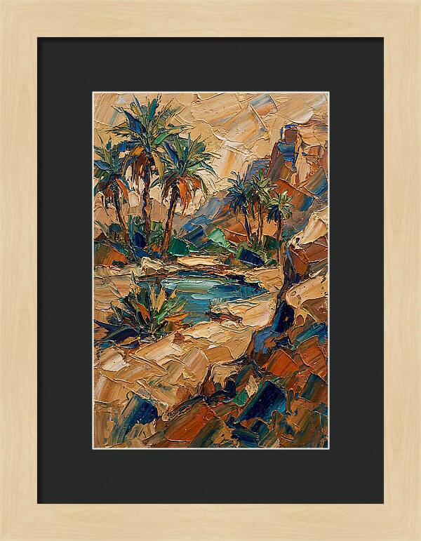 Tranquil Oasis Reflections