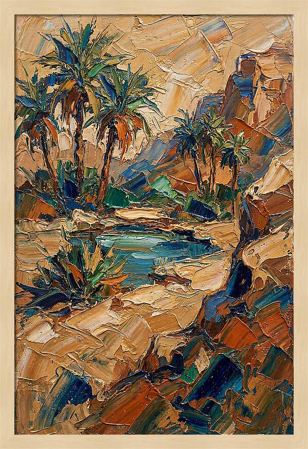 Tranquil Oasis Reflections