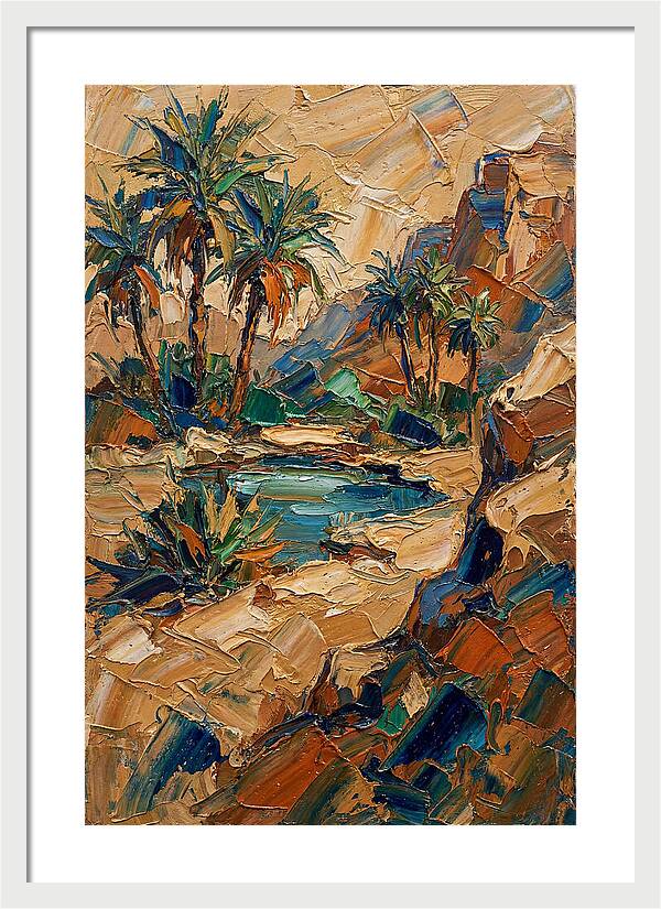 Tranquil Oasis Reflections