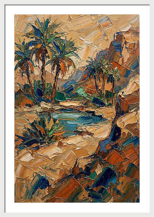 Tranquil Oasis Reflections