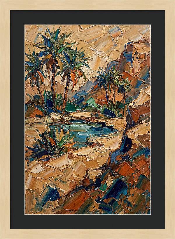 Tranquil Oasis Reflections