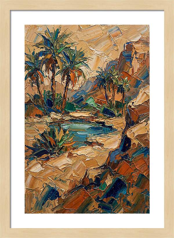 Tranquil Oasis Reflections