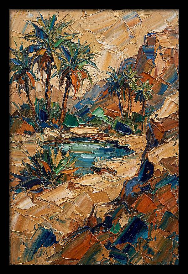 Tranquil Oasis Reflections