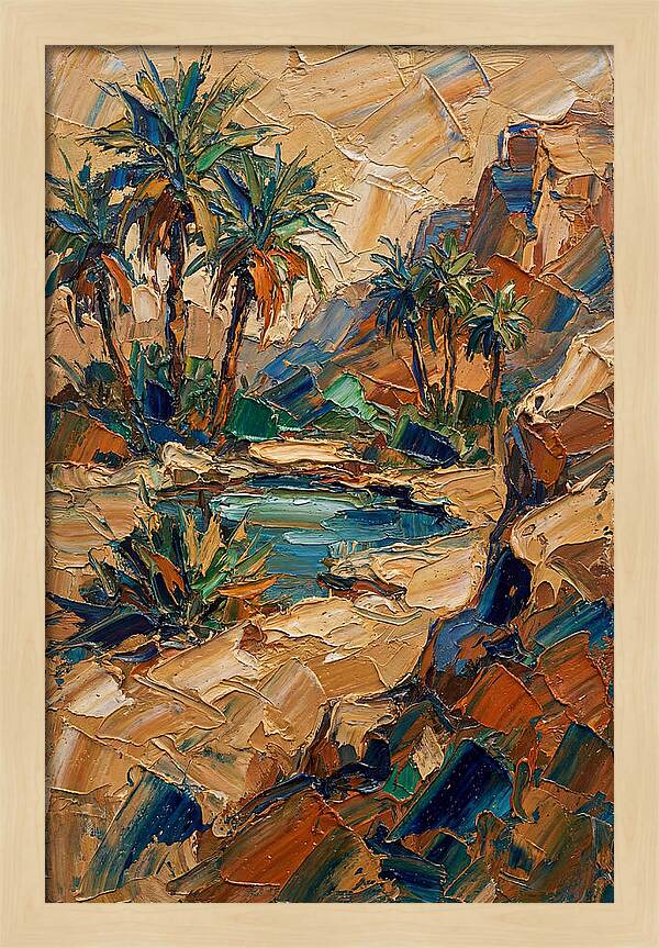Tranquil Oasis Reflections