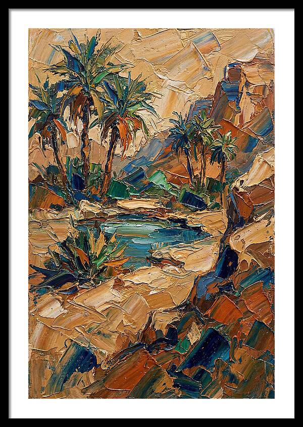 Tranquil Oasis Reflections