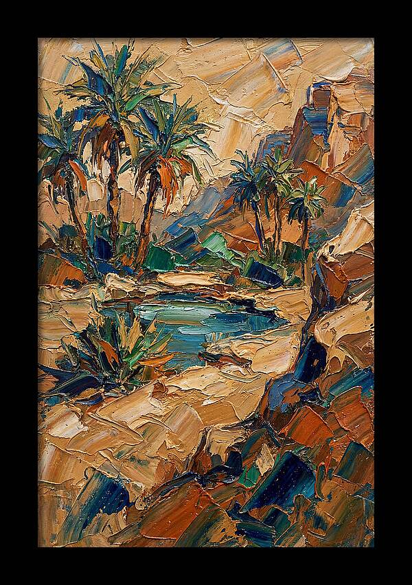 Tranquil Oasis Reflections