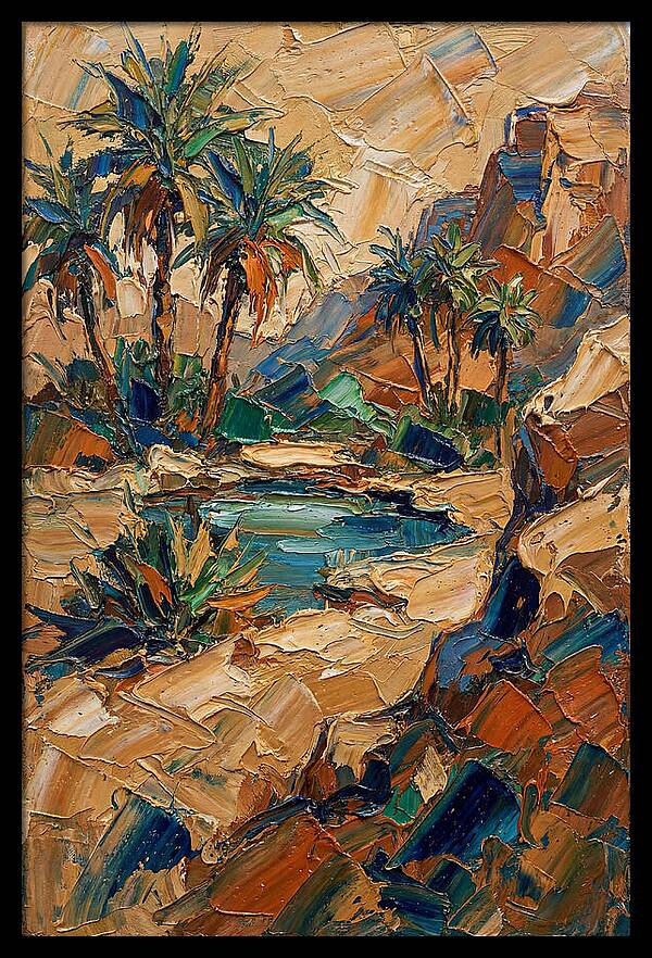 Tranquil Oasis Reflections