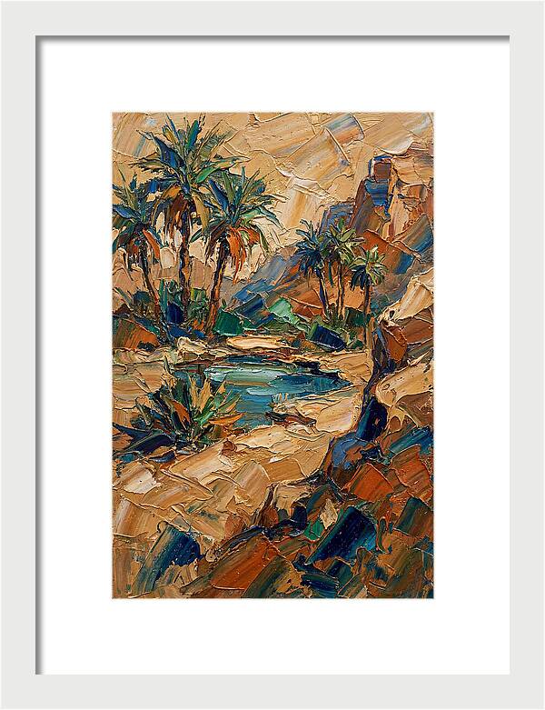 Tranquil Oasis Reflections
