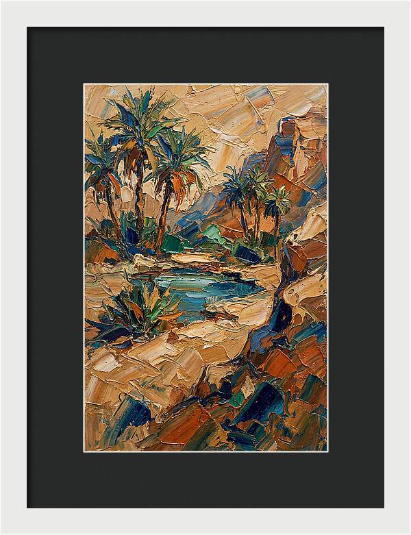 Tranquil Oasis Reflections