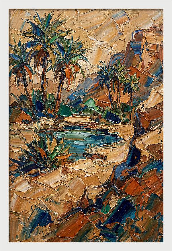 Tranquil Oasis Reflections
