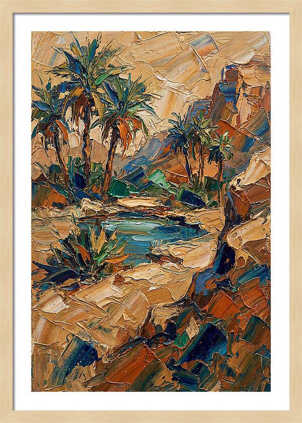 Tranquil Oasis Reflections