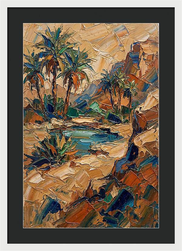 Tranquil Oasis Reflections