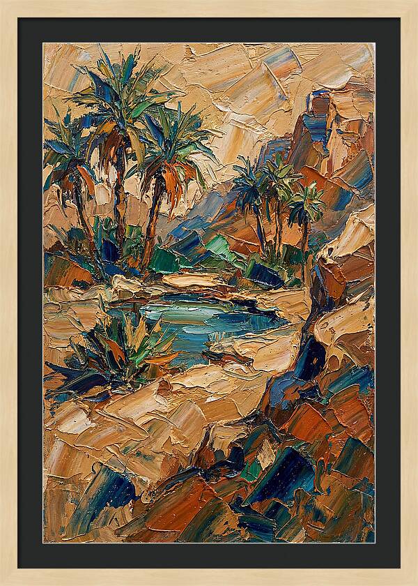 Tranquil Oasis Reflections