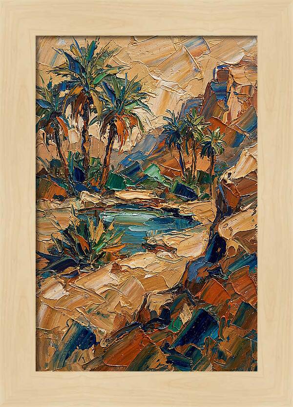 Tranquil Oasis Reflections