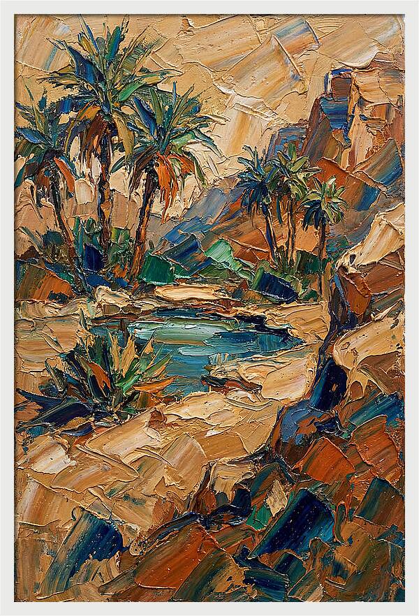 Tranquil Oasis Reflections