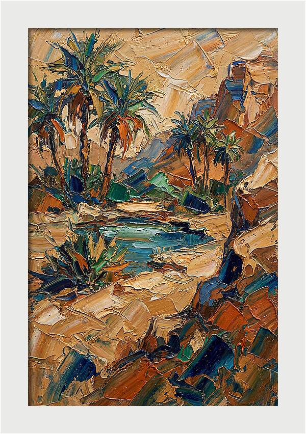 Tranquil Oasis Reflections
