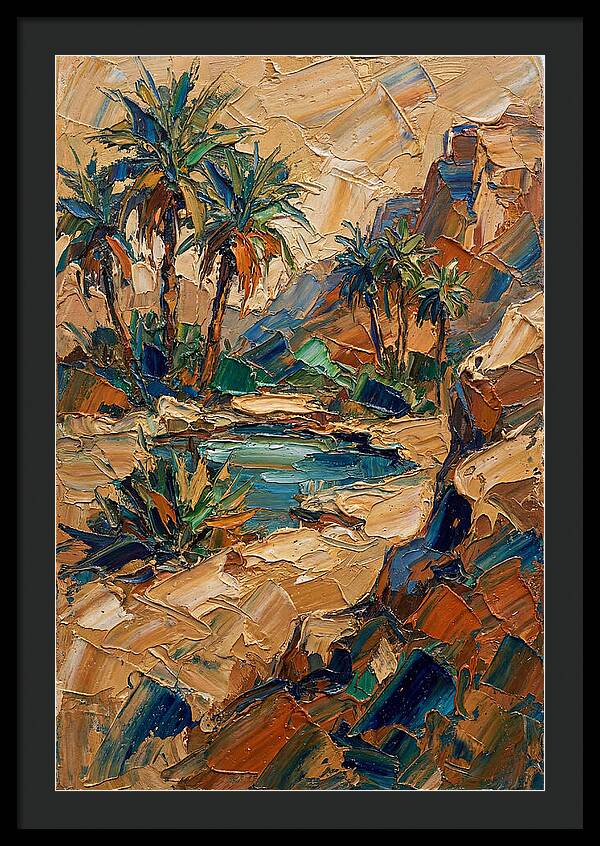 Tranquil Oasis Reflections