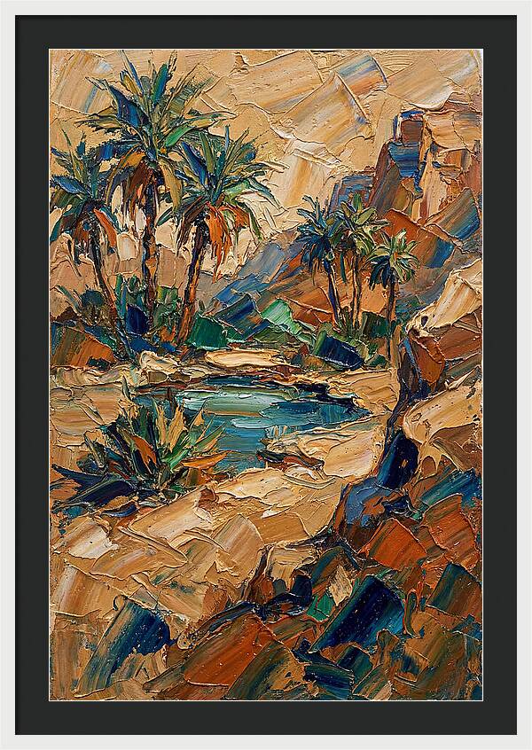 Tranquil Oasis Reflections