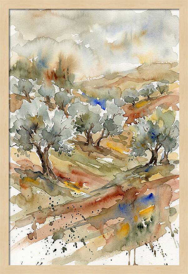 Tranquil Olive Grove 6114