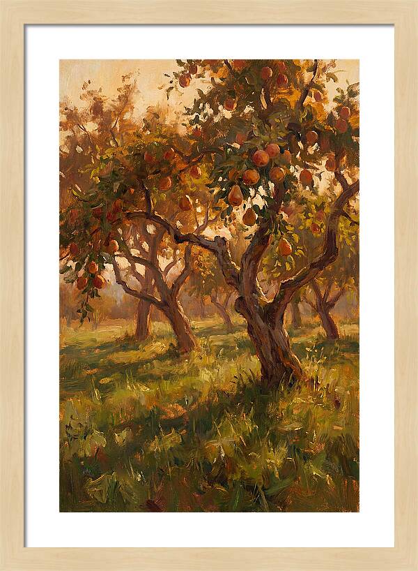 Tranquil Orchard Evening