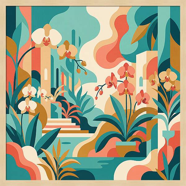 Tranquil Orchid Oasis