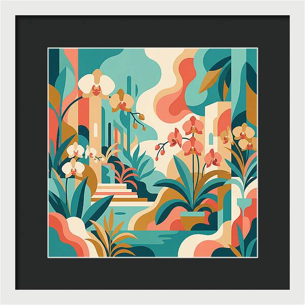 Tranquil Orchid Oasis